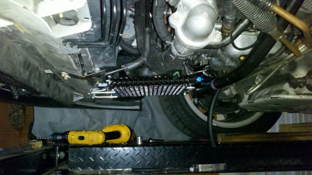 Trans cooler install for TH400 TCG The Chicago Garage